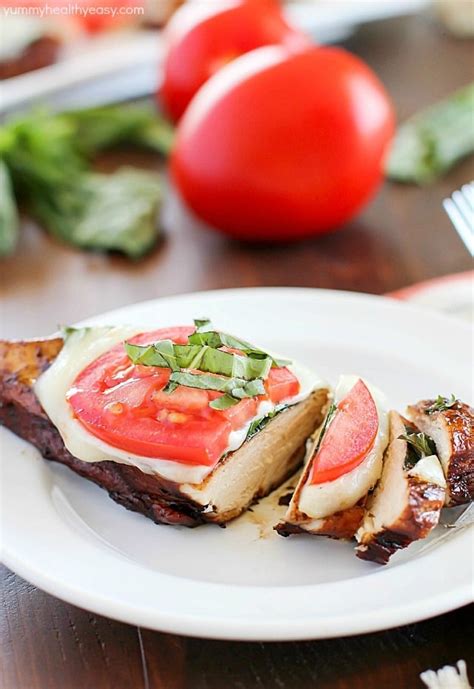 How many carbs are in balsamic chicken with fresh mozzarella - calories, carbs, nutrition