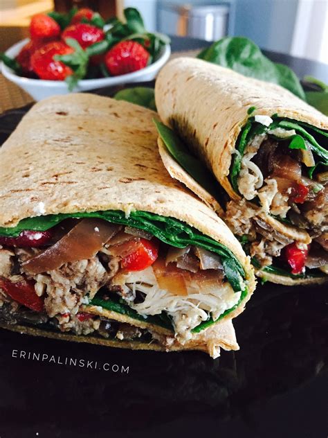 How many carbs are in balsamic grilled chicken vegetable wrap - calories, carbs, nutrition