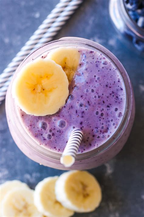 How many carbs are in banana blueberry smoothie - calories, carbs, nutrition