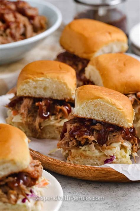 How many carbs are in bbq pulled pork slider - calories, carbs, nutrition
