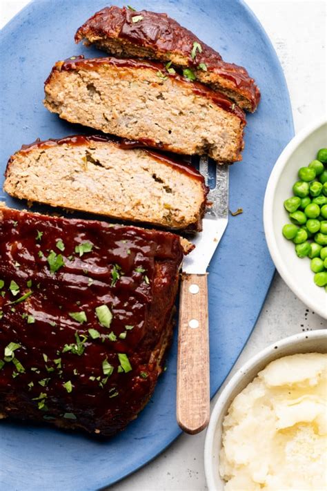 How many carbs are in bbq turkey meatloaf - calories, carbs, nutrition