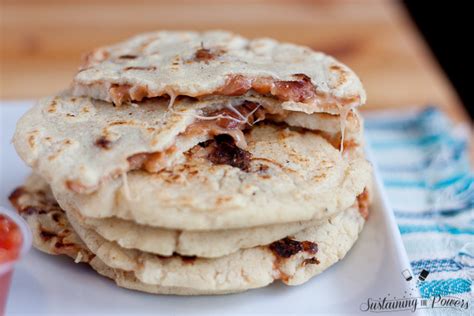 How many carbs are in bean and cheese pupusa - calories, carbs, nutrition