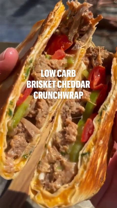 How many carbs are in beef brisket cheddar wrap - calories, carbs, nutrition