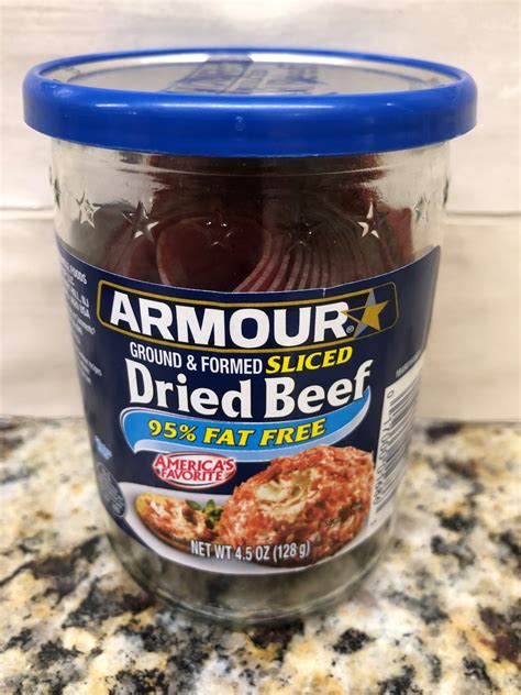 How many carbs are in beef chipped dried creamed 4 oz ladle - calories, carbs, nutrition