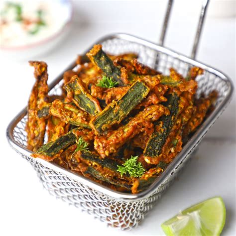 How many carbs are in bhindi masala - crispy okra - calories, carbs, nutrition