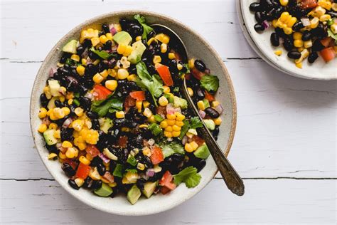 How many carbs are in black bean salad - calories, carbs, nutrition