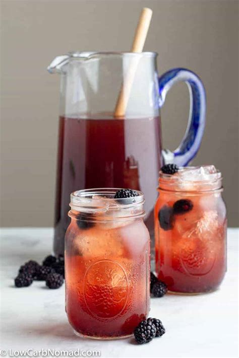 How many carbs are in blackberry kiwi infused iced tea - calories, carbs, nutrition