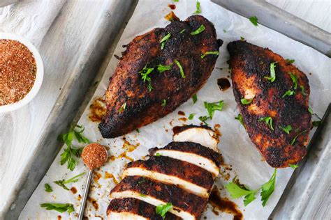 How many carbs are in blackened cajun chicken breast - calories, carbs, nutrition