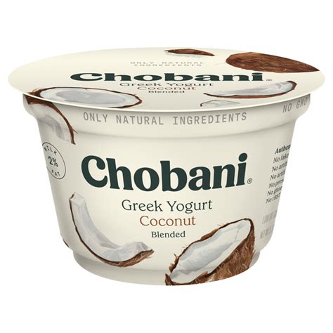 How many carbs are in blended greek yogurt, coconut - calories, carbs, nutrition