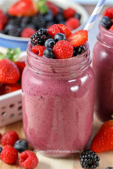 How many carbs are in blissfull berry smoothie - calories, carbs, nutrition