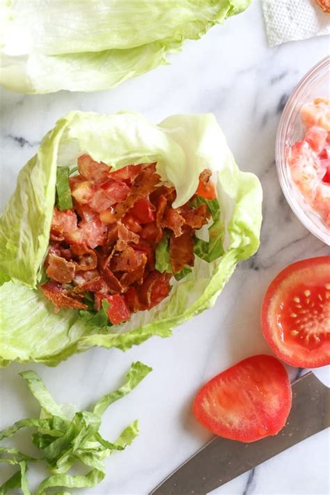 How many carbs are in blt lettuce wrap - calories, carbs, nutrition