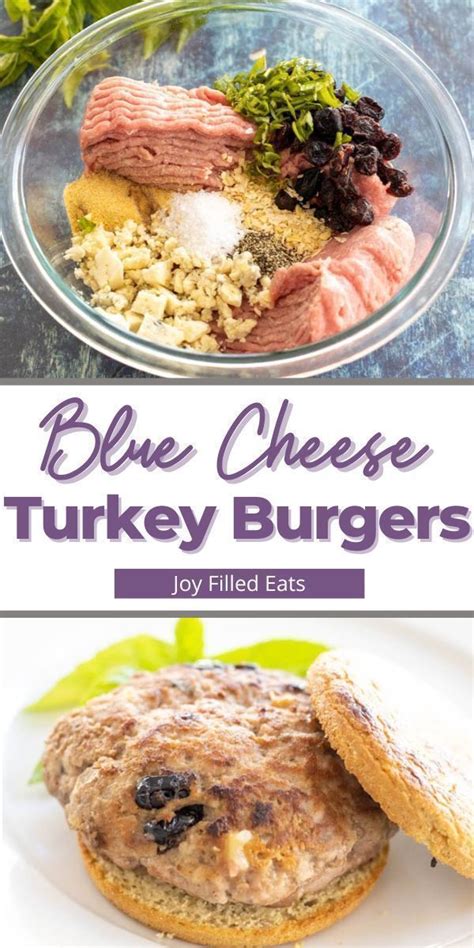 How many carbs are in blue cheese turkey burger - calories, carbs, nutrition