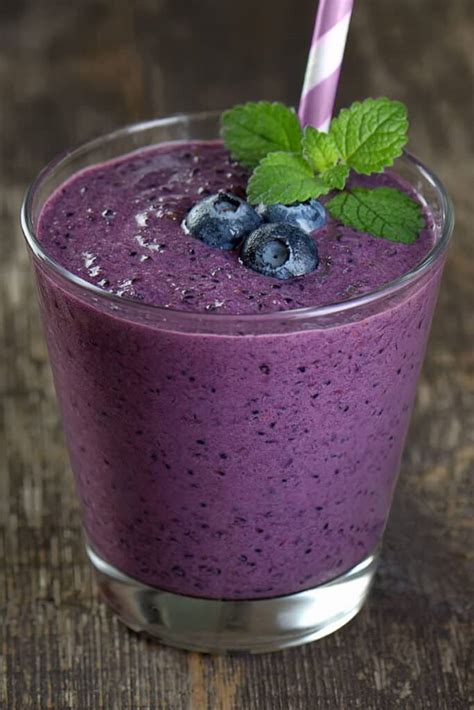 How many carbs are in blueberry smoothie - calories, carbs, nutrition