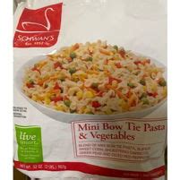 How many carbs are in bow tie vegetable casserette - calories, carbs, nutrition