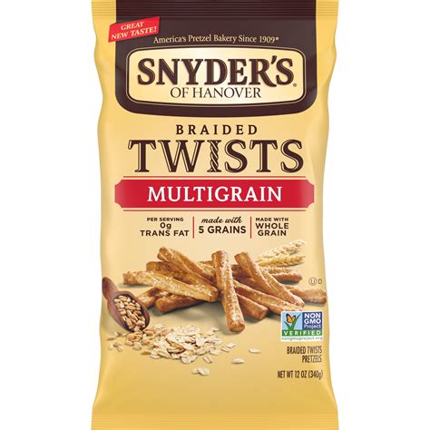 How many carbs are in braided twists multigrain - calories, carbs, nutrition