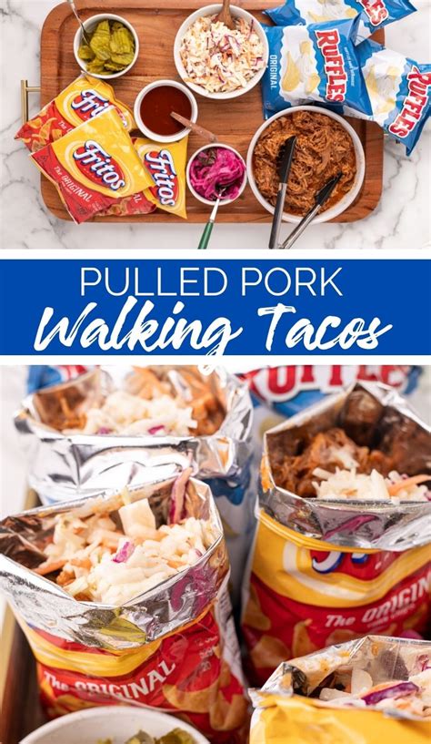 How many carbs are in braised pork walking taco - calories, carbs, nutrition