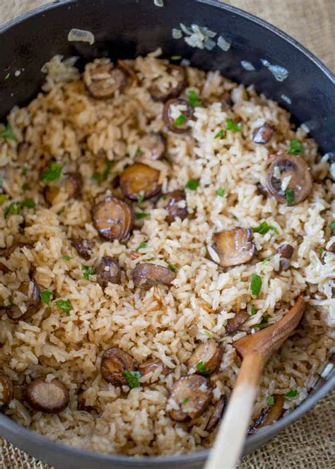 How many carbs are in braised rice with mushrooms - calories, carbs, nutrition