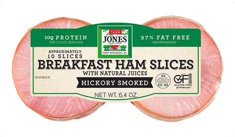 How many carbs are in breakfast ham - calories, carbs, nutrition