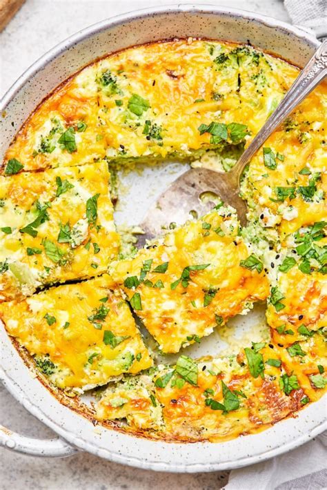 How many carbs are in broccoli and cheddar egg bake - calories, carbs, nutrition