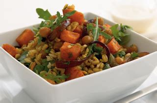 How many carbs are in brown rice and barley salad - calories, carbs, nutrition