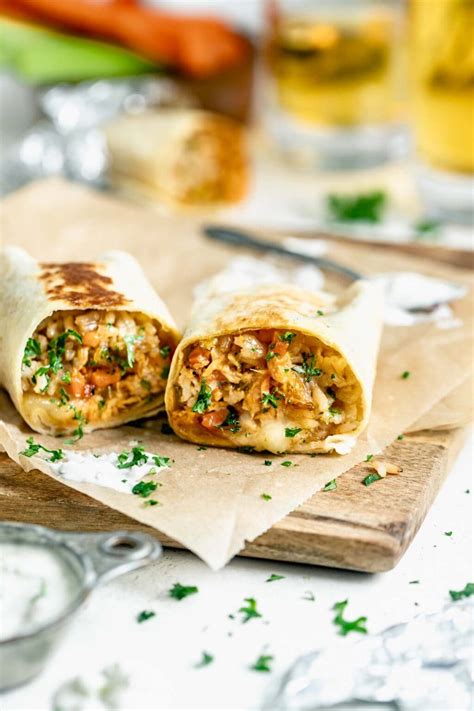 How many carbs are in buffalo chicken 13 burrito - calories, carbs, nutrition