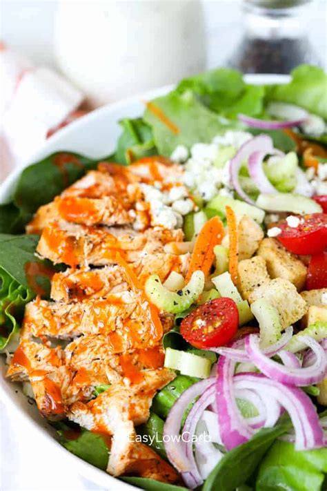 How many carbs are in buffalo chicken topper salad - calories, carbs, nutrition