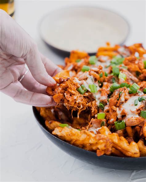 How many carbs are in buffalo waffle fries with ranch - calories, carbs, nutrition