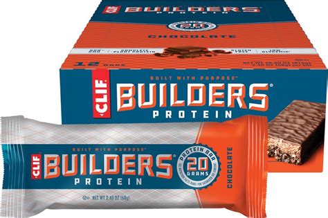 How many carbs are in builder's bar - chocolate chip - calories, carbs, nutrition