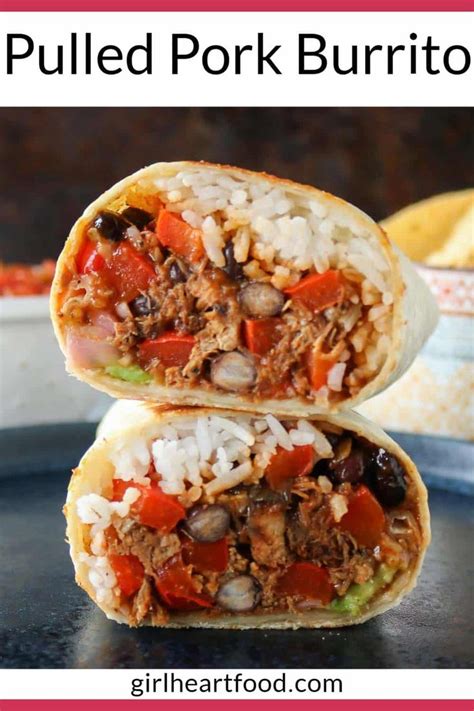 How many carbs are in burrito shredded pork - calories, carbs, nutrition