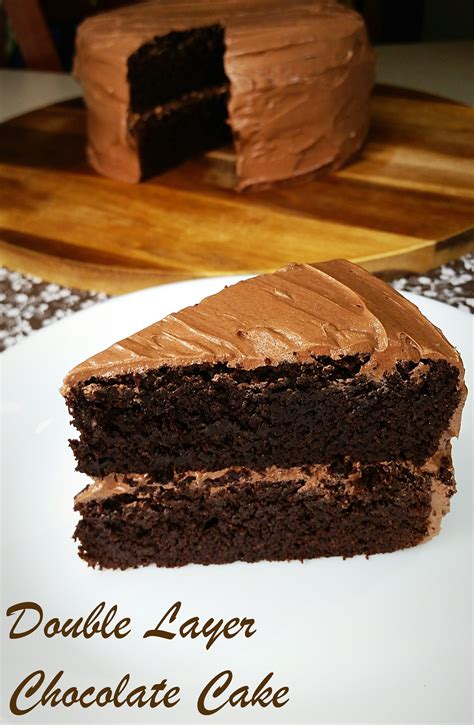 How many carbs are in cake double chocolate layer cut 14 - calories, carbs, nutrition