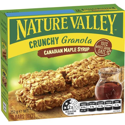 How many carbs are in canadian maple syrup bar - calories, carbs, nutrition