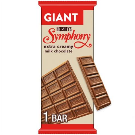 How many carbs are in candies, symphony milk chocolate bar - calories, carbs, nutrition