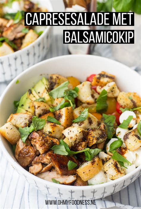 How many carbs are in capresesalade met kip (medium) - calories, carbs, nutrition