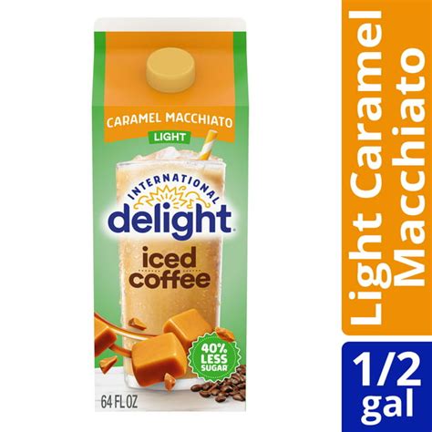 How many carbs are in caramel macchiato light iced coffee - calories, carbs, nutrition