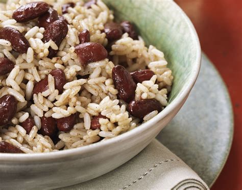 How many carbs are in caribbean red beans and brown rice - calories, carbs, nutrition