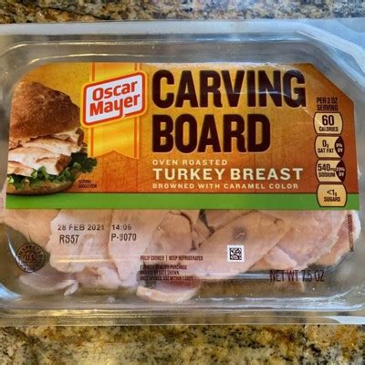 How many carbs are in carving board turkey breast - calories, carbs, nutrition