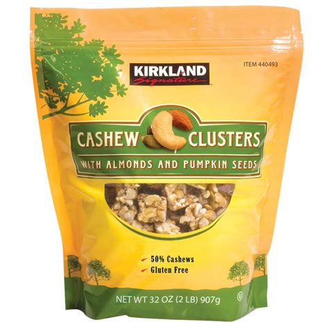 How many carbs are in cashew clusters - calories, carbs, nutrition