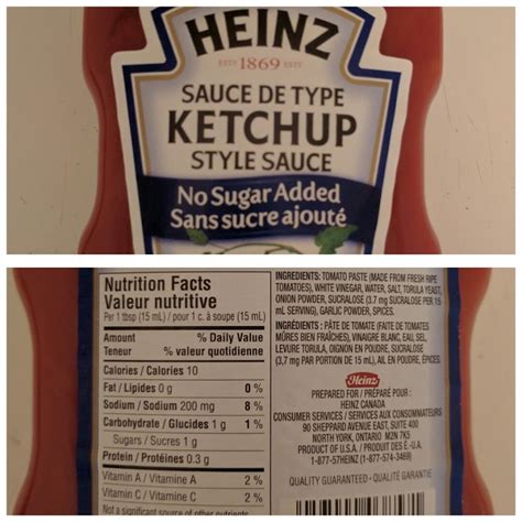 How many carbs are in catsup - calories, carbs, nutrition