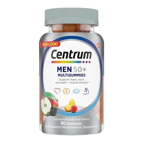 How many carbs are in centrum silver men 50+ - calories, carbs, nutrition