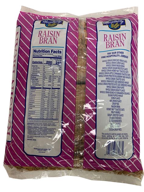 How many carbs are in cereal raisin bran bulk - calories, carbs, nutrition