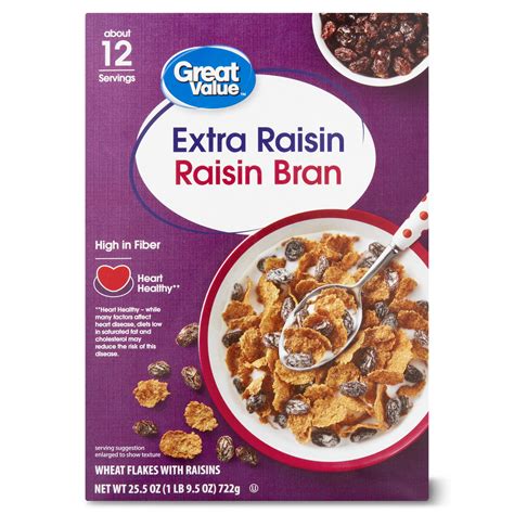 How many carbs are in cereal raisin bran bulk 5 oz - calories, carbs, nutrition