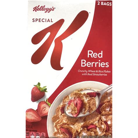 How many carbs are in cereal special k red berries bulk 1 cup - calories, carbs, nutrition