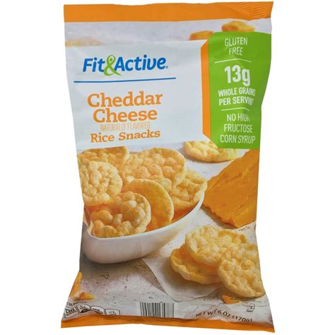 How many carbs are in cheddar rice snacks - calories, carbs, nutrition