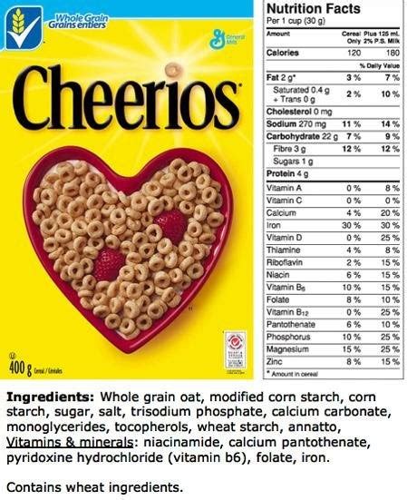 How many carbs are in cheerios energy bar - calories, carbs, nutrition