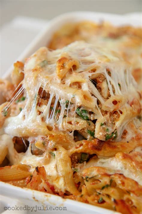 How many carbs are in cheese and spinach baked penne - calories, carbs, nutrition