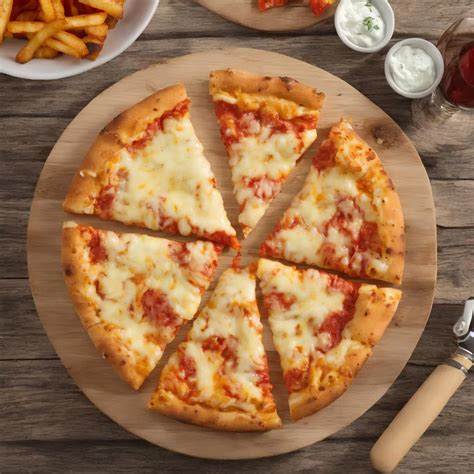 How many carbs are in cheese and tomato pizza - calories, carbs, nutrition