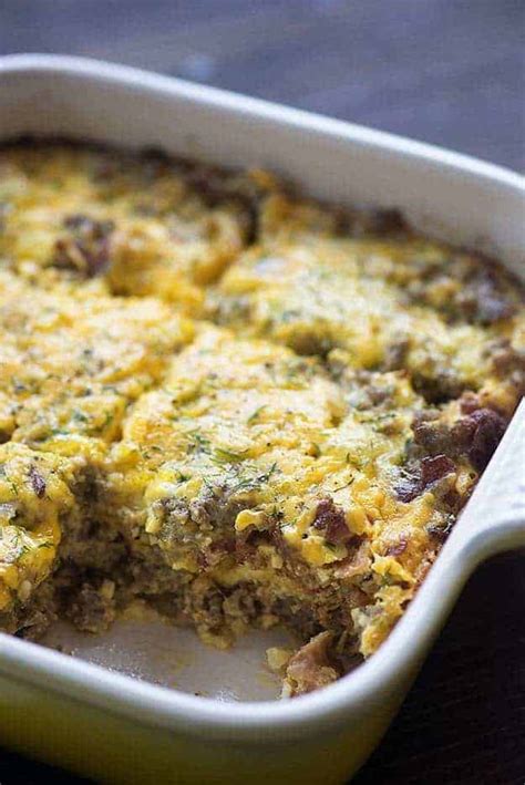 How many carbs are in cheeseburger casserole - calories, carbs, nutrition