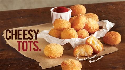 How many carbs are in cheesy tots - small - calories, carbs, nutrition