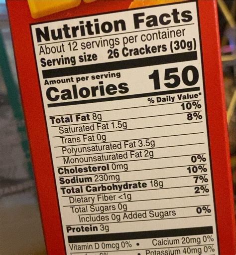 How many carbs are in cheeze its - calories, carbs, nutrition