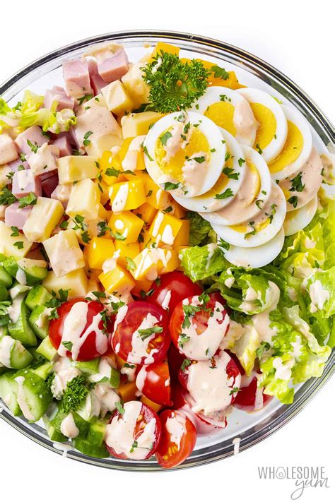 How many carbs are in chef's salad (chop) - calories, carbs, nutrition